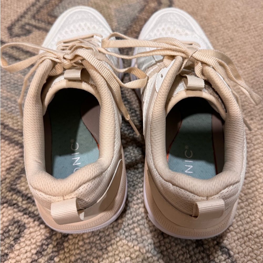 Women's Vionic Cream and White Sneakers - Picture 3 of 9